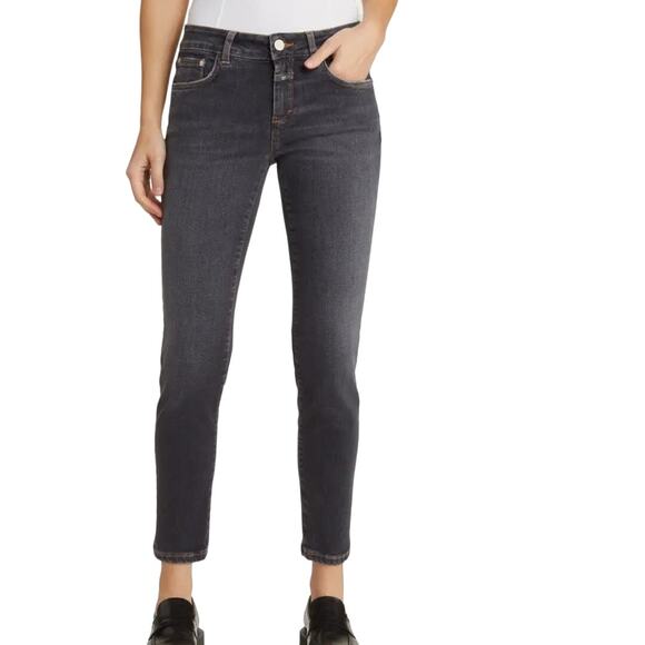 Closed Baker Mid-rise Ankle Skinny Jeans in Faded Black Lived-in Wash Women's 26 - Picture 1 of 10